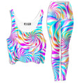 Cloud Surfing Crop Top and Leggings Combo