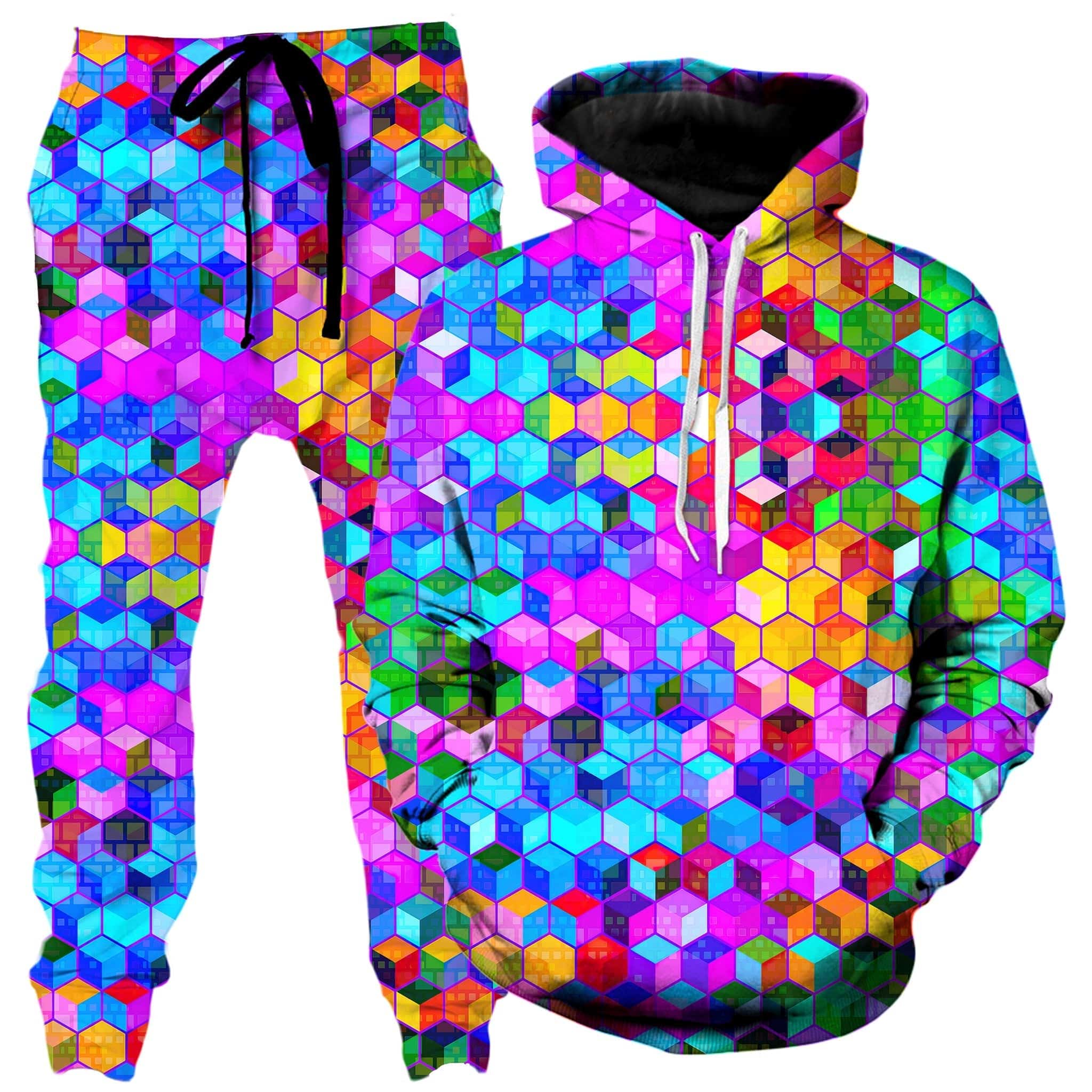 Cubism Hoodie and Joggers Combo