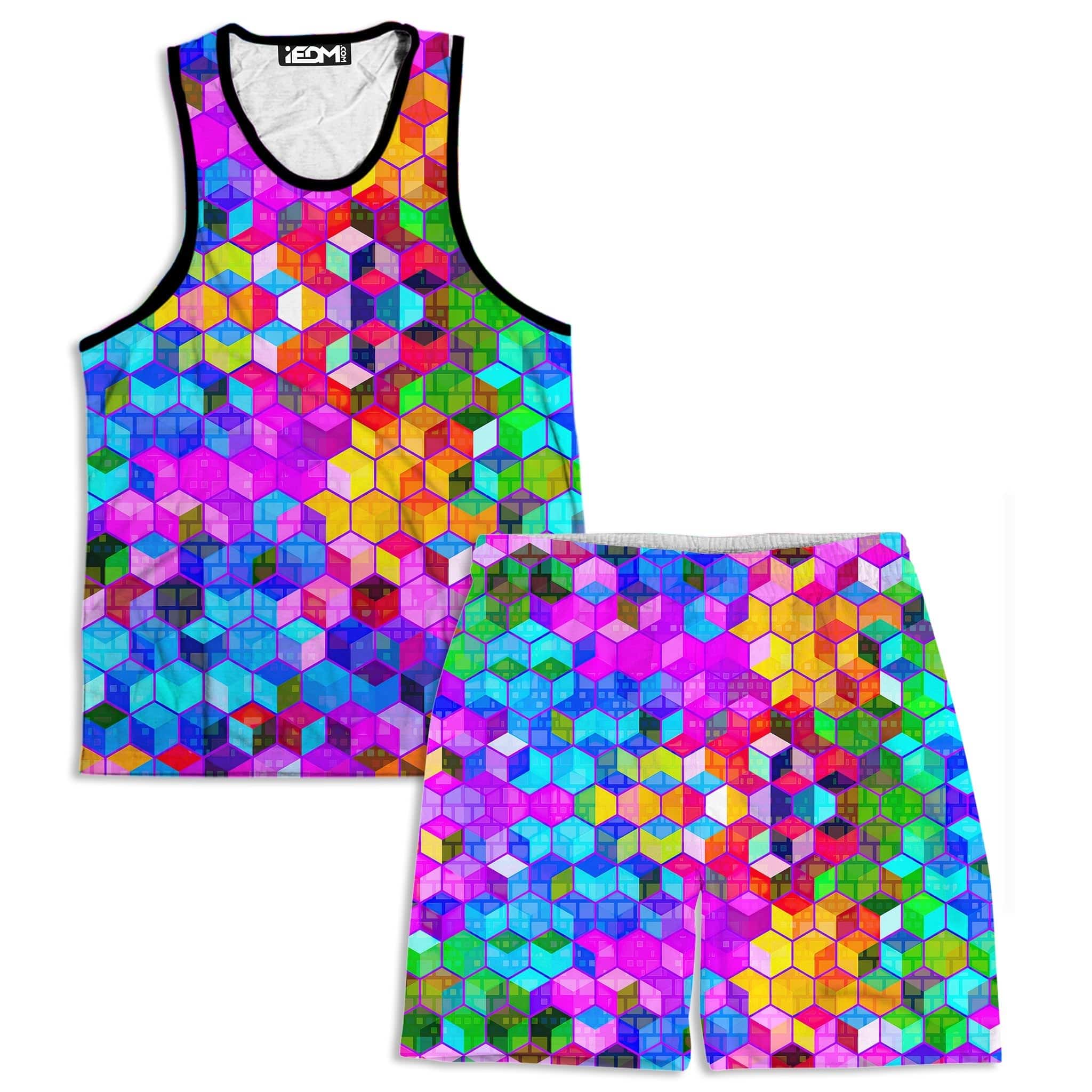 Cubism Men's Tank and Shorts Combo