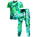 Green Schism T-Shirt and Joggers Combo