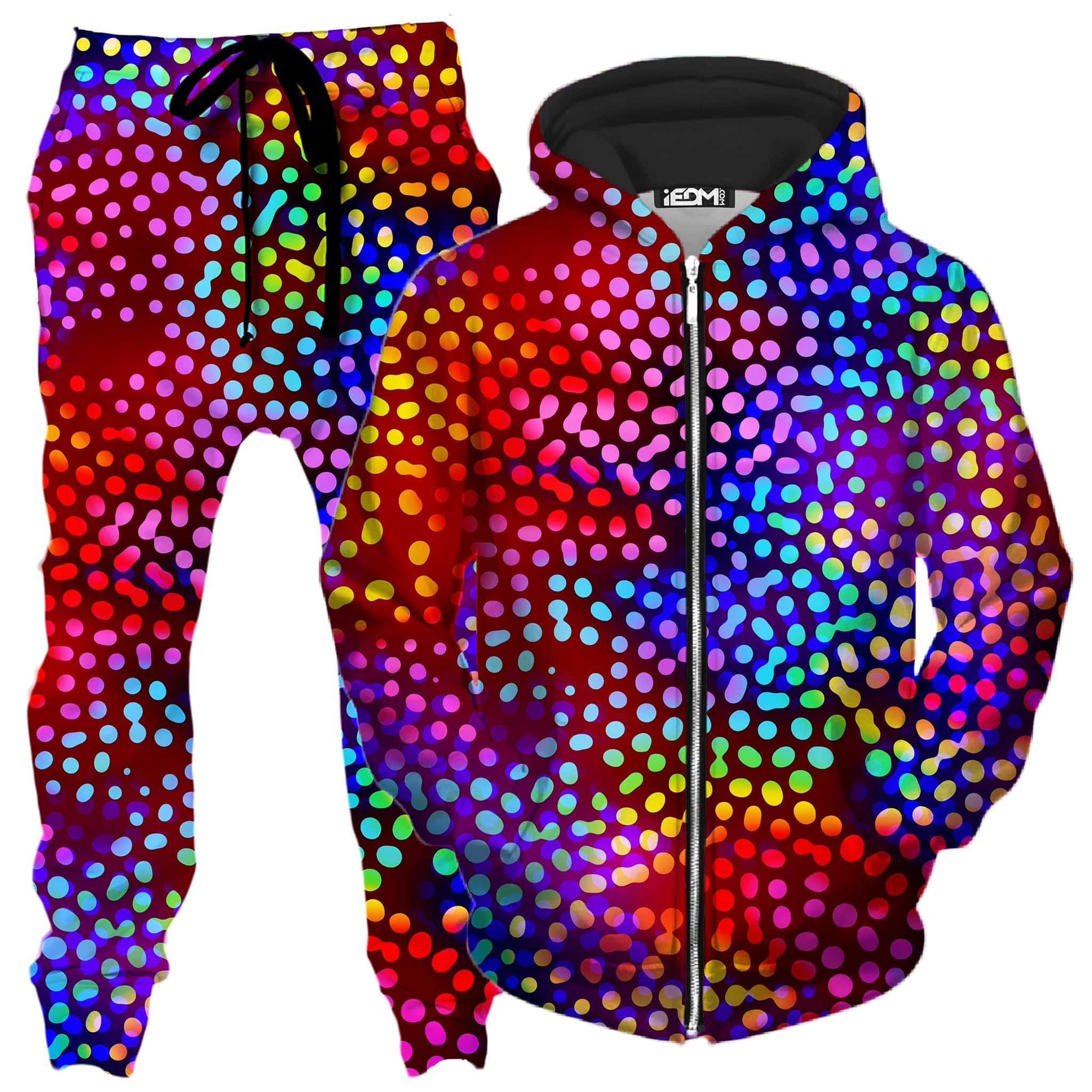 Solar Dots Zip-Up Hoodie and Joggers Combo