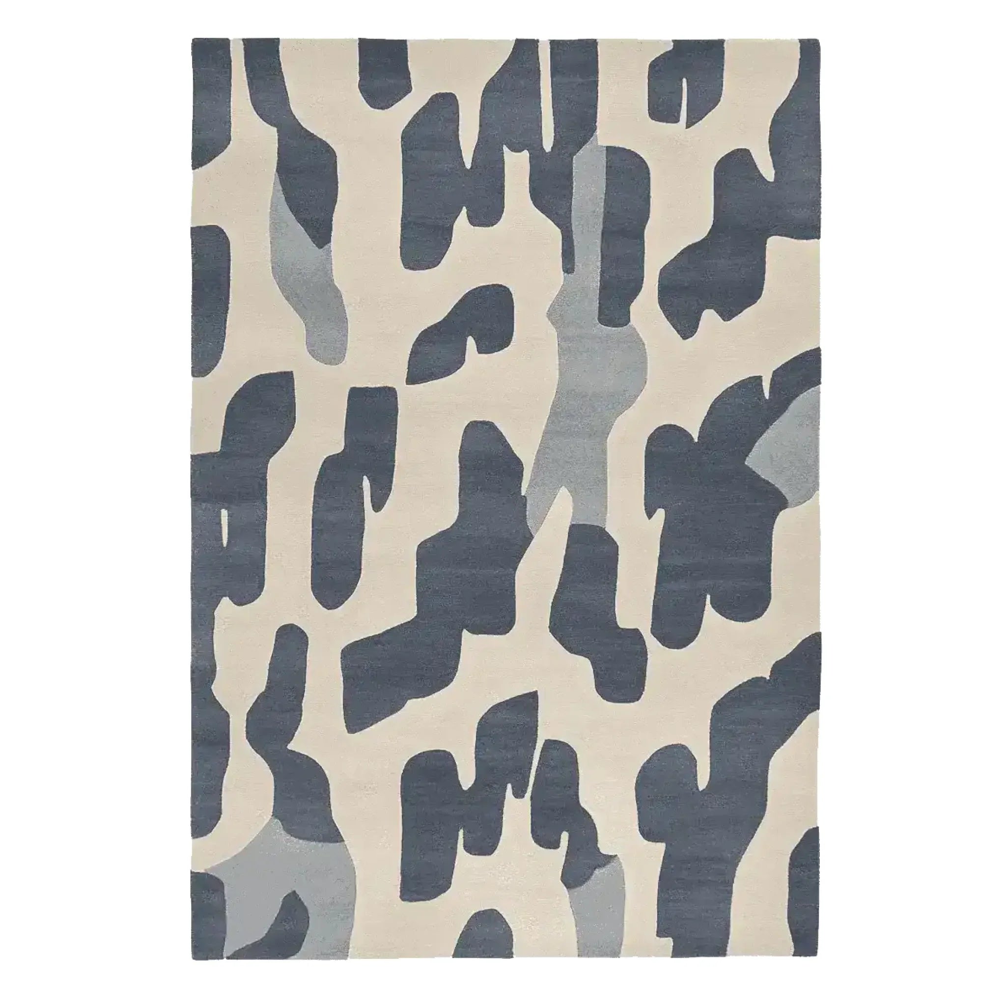 Ash Flow Rhythm Hand Tufted Rug