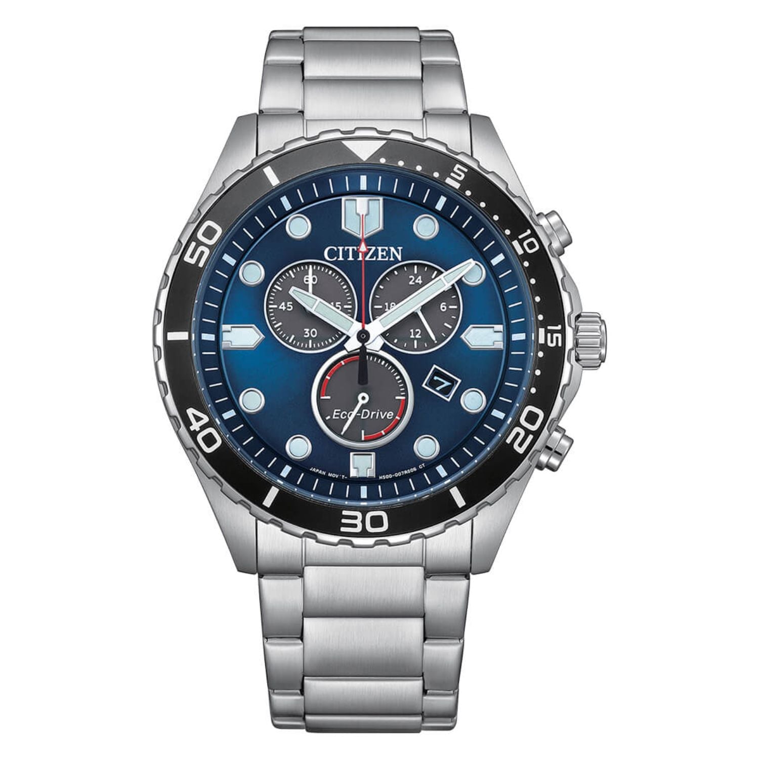 Citizen Eco-Drive Chronograph Watch — Blue