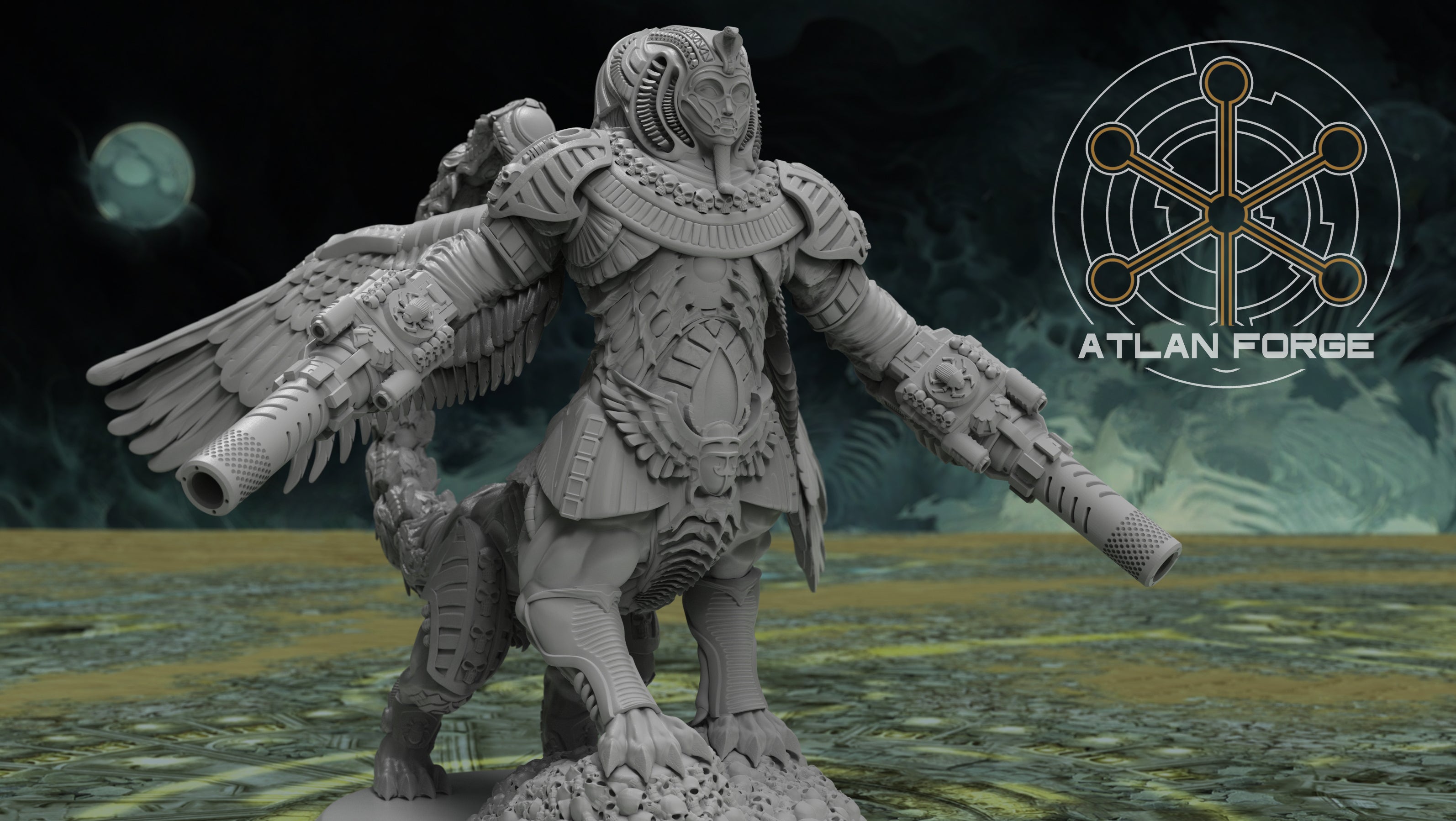 Aegyptian Battle Sphinx, Atlan Forge