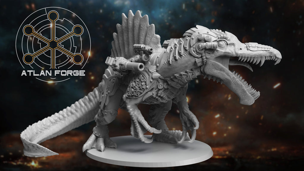 Cybernetic Spinosaur, Atlan Forge