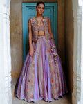 Lavender Jacket Lehenga Set By KYNAH, Luxury Indian Fashion & Bridal Wear