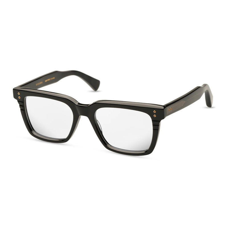 Dita Rectangle Full Rim Eyeglasses — Black