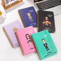Cuaderno A5 con páginas de planificación semanal Personalizado Personaje de dibujos animados 2026 Planificador Nombre y título Cumpleaños Trabajo Aniversario Regalo para oficinistas