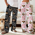 Patas personalizadas Árbol de Navidad Cuadro Cara Foto Pijama Largo Pantalones Cumpleaños Regalo para Niños Mujeres Hombres Amantes de las Mascotas
