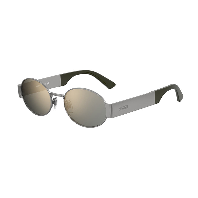 Moschino Mirrored Lens Sunglasses — Silver