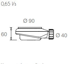 BATHME ZERO Plato de Ducha Gel Coat Color Grafito