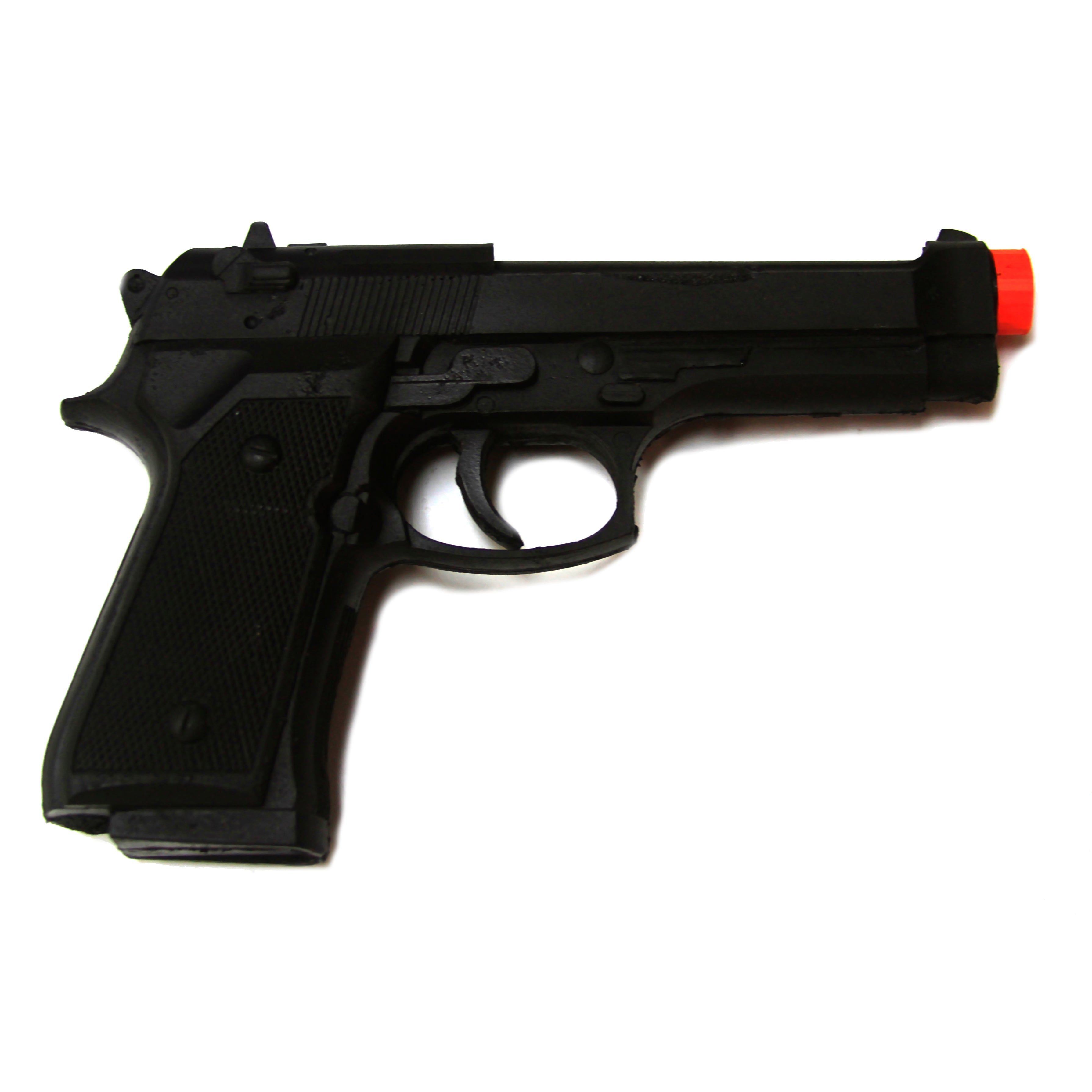 Foam Rubber Beretta 9mm Semi Automatic Style Inert Handgun Prop By Prop Money Inc.