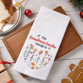 Toalla de cocina de algodón 100% con nombres para el día de la madre Regalo de cumpleaños para la abuela
