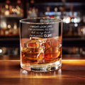 Vaso de Whisky Personalizado I'm Playing Golf 10 oz Old Fashioned Rock con Nombre Grabado Regalo de Aniversario Cumpleaños para Golfistas Amantes del Whisky