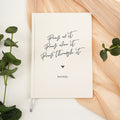 Diario de devoción personalizado Pray on It con nombre Accesorio de estudio de la Biblia Regalo de bautizo Cumpleaños para cristianos