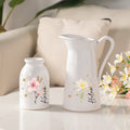 Personalizada Zodiac Nacimiento Flor Florero de cerámica con nombre Decoración del hogar Cumpleaños Inauguración de la casa Regalo de Navidad para los amigos de la familia