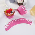 Envoltorios Multicolor Personalizados para Cupcakes con Texto 12 Piezas Cumpleaños Boda Fiesta para Entusiastas de la Repostería