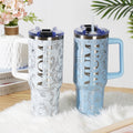 Vaso Personalizado Multicolor Floral Mamá 40 oz con 1-8 Nombres y Pajita Accesorios de Viaje Día de la Madre Cumpleaños Regalo para Madre Abuela