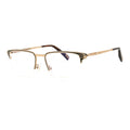 Chopard VCHL20 Metal Pilot Eyeglasses — Gold
