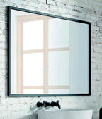 BATHME QUEENS Espejo Rectangular Marco Negro Mate