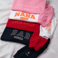 Sudadera personalizada 3D Puff Print Mamá Nana Papá con el apodo y los nombres de los niños Día de la Madre Día del Padre Regalo para recién nacidos en familia