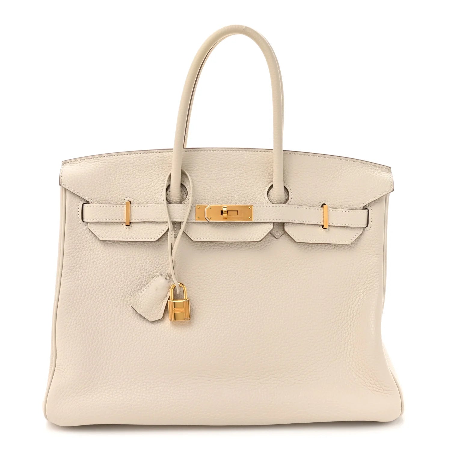 Hermes Taurillon Clemence Birkin 35 Craie