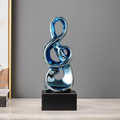 ArtZ® Nota Bene Musical Sculpture - Blue Treble Clef