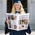 Periódico de Graduación Personalizado con Nombre y Foto para Ramo de Flores Atrezzo para Fotos Regalo de Graduación para Graduados de Secundaria y Bachillerato