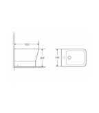 BATHME B010241 URBAN Bidé Compacto Blanco