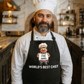 Delantal ajustable personalizado con nombre y bolsillo para inauguración de restaurante en cocina