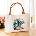 Personalizada Vintage Botas de estilo joya Bolsa de lona con nombre Fiesta de boda Día de la Madre Regalo de Navidad para Cowgirl Dama de honor Mamá
