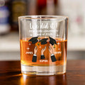 Gorro de Graduación Personalizado 10 oz Old Fashioned Rock Whiskey Glass con Nombre Regalo de Graduación para Graduados