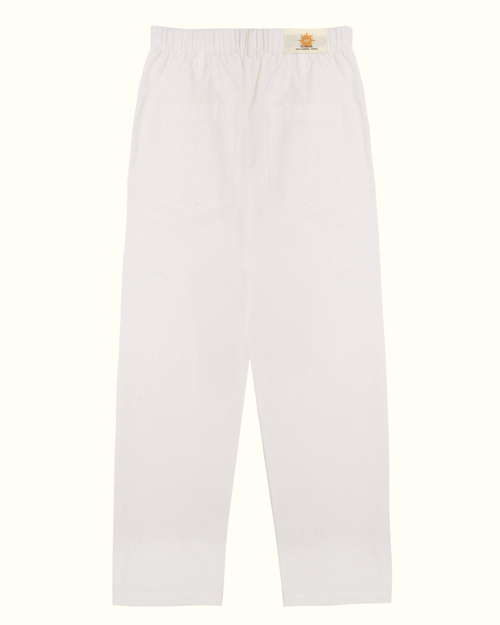 Pantalón de lino blanco