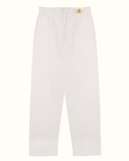 Pantalón de lino blanco