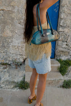 BAGUETTE BAG TURQUESA