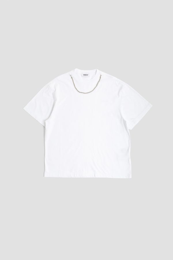 Ambush Ballchain-Adorned T-Shirt — White