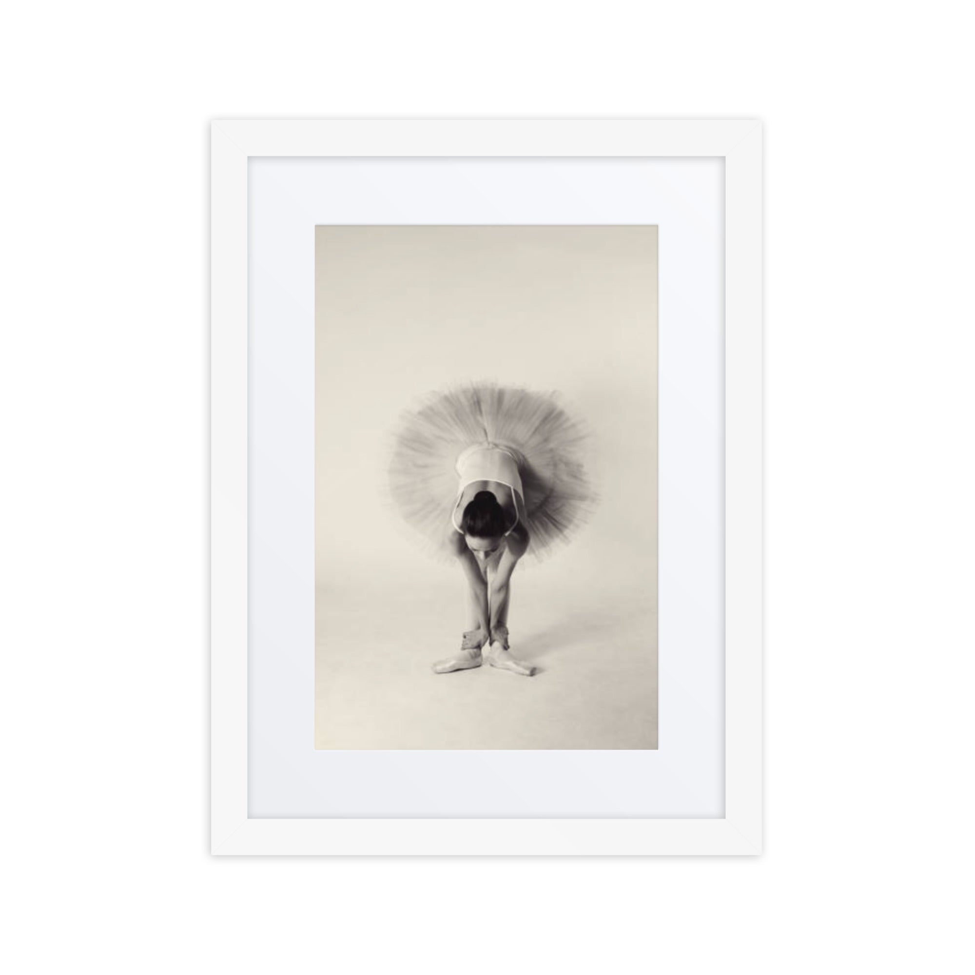 Ballerina Bow | Dance-Art Framed Poster #18 (21.5" H x 17.5" W)