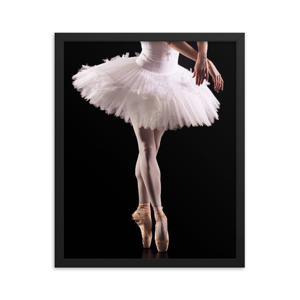 Ballerina En-Pointe | Dance-Art Framed Poster #12
