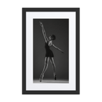 Ballerina Noir | Dance-Art Framed Poster #67 (23.5" H x 17.5" W)
