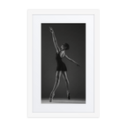 Ballerina Noir | Dance-Art Framed Poster #67 (23.5" H x 17.5" W)