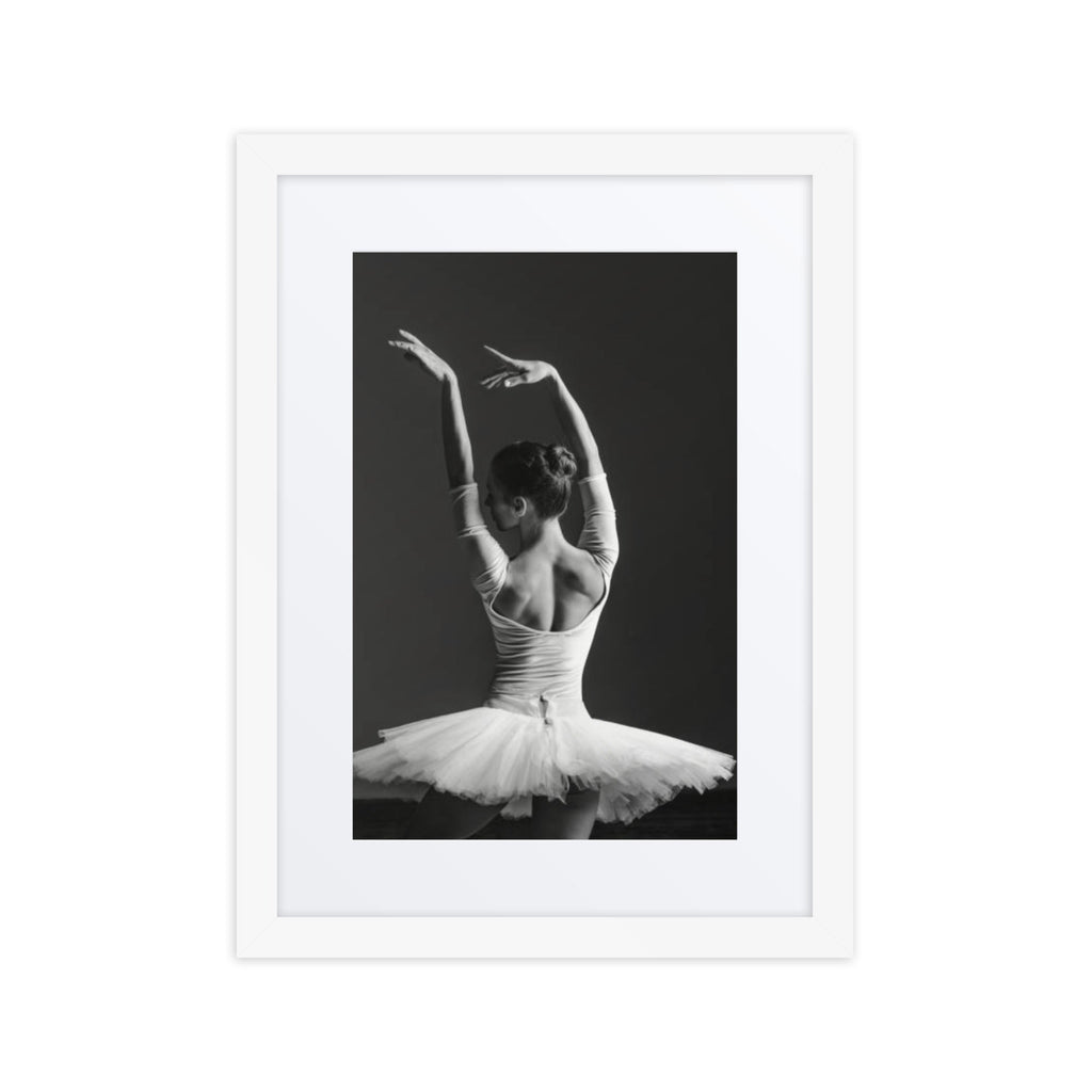 Ballet Serenity | Dance-Art Framed Poster #61 (21.5" H x 17.5" W)