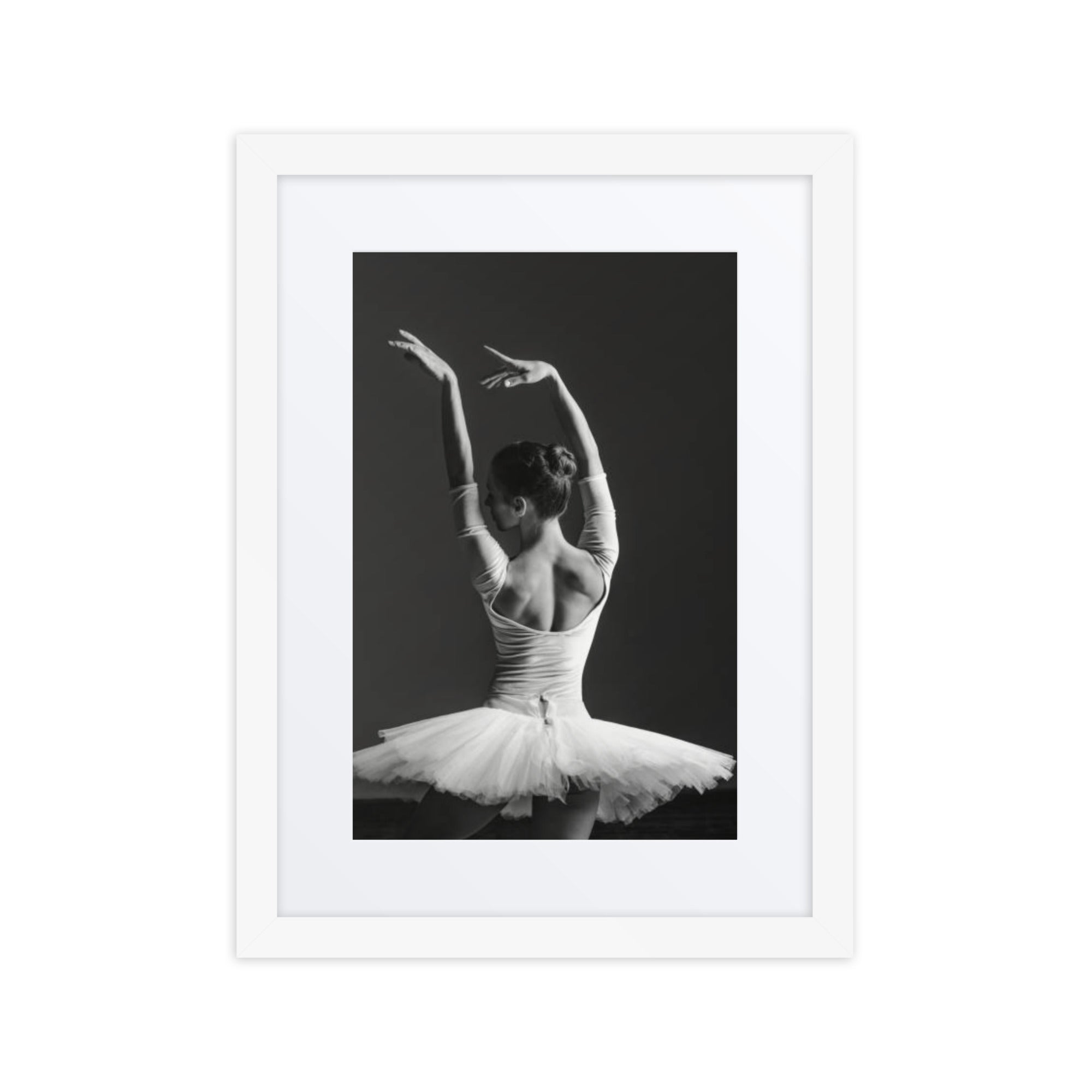 Ballet Serenity | Dance-Art Framed Poster #61 (21.5" H x 17.5" W)