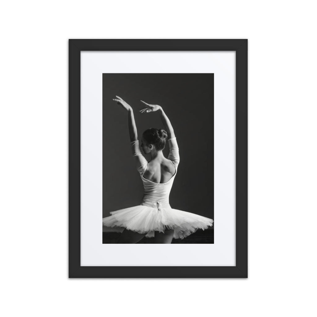 Ballet Serenity | Dance-Art Framed Poster #61 (21.5" H x 17.5" W)