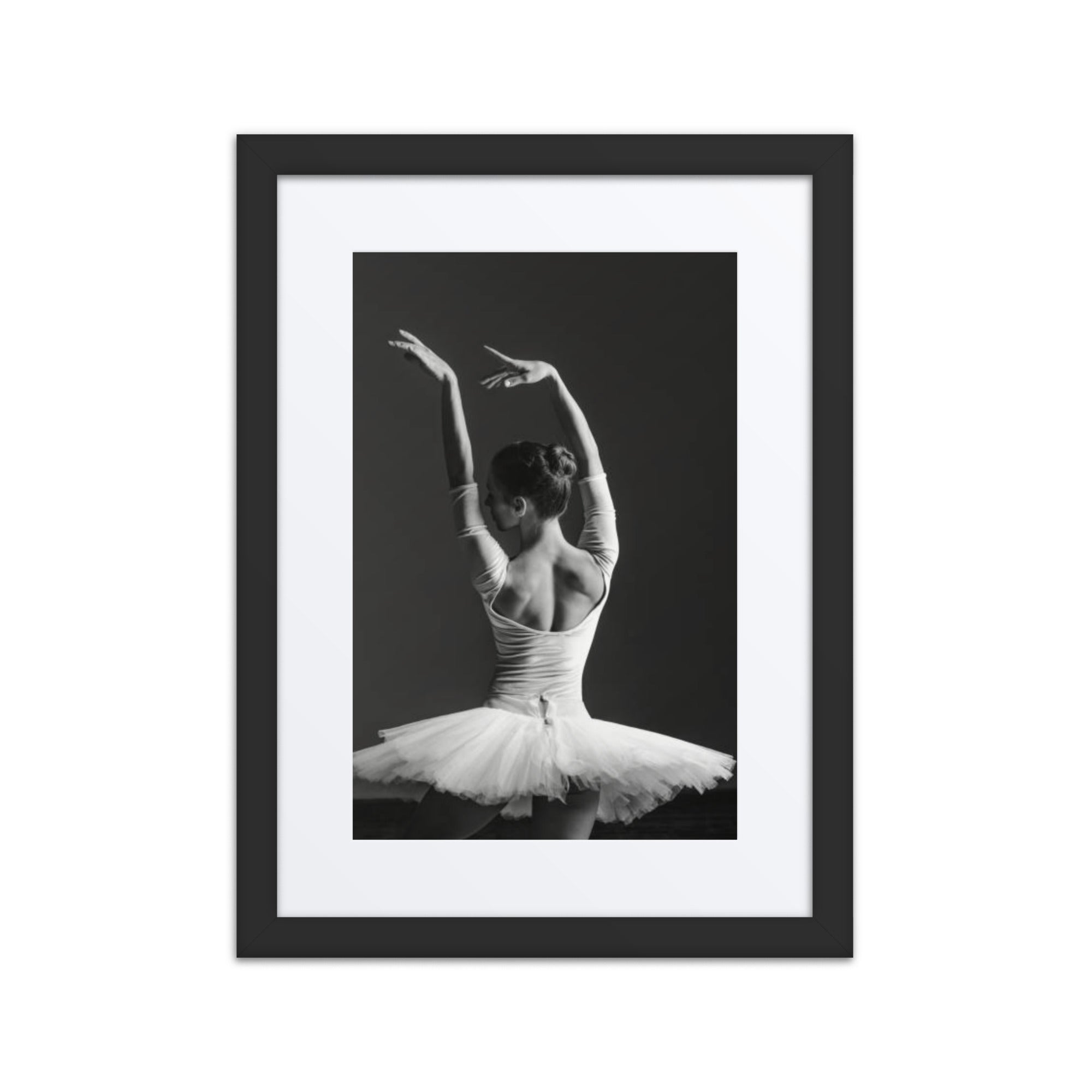 Ballet Serenity | Dance-Art Framed Poster #61 (21.5" H x 17.5" W)
