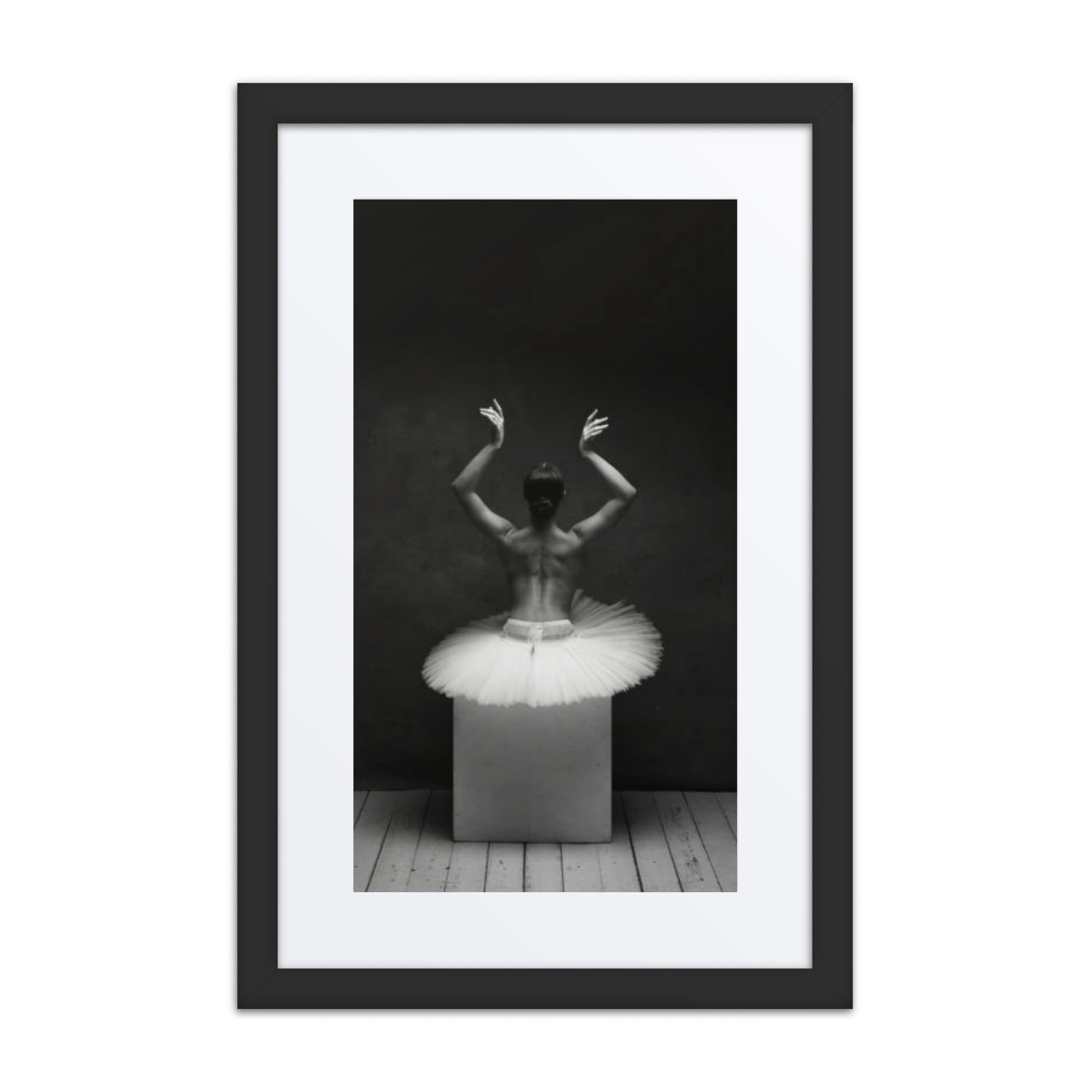Ballet Solitude | Dance-Art Framed Poster #74 (23.5" H x 17.5" W)