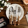 Bamboo Handle Flatware Cutlery