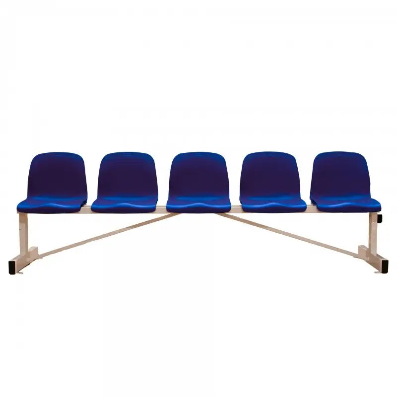 Banquillo Metalico Asientos Pvc 5 Plazas