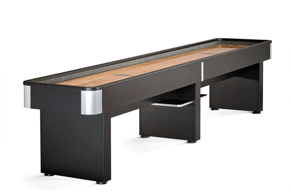 Brunswick Delray II 12' Matte Black Shuffleboard Table