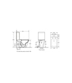 BATHME B10245 URBAN Inodoro Rimless Completo Blanco