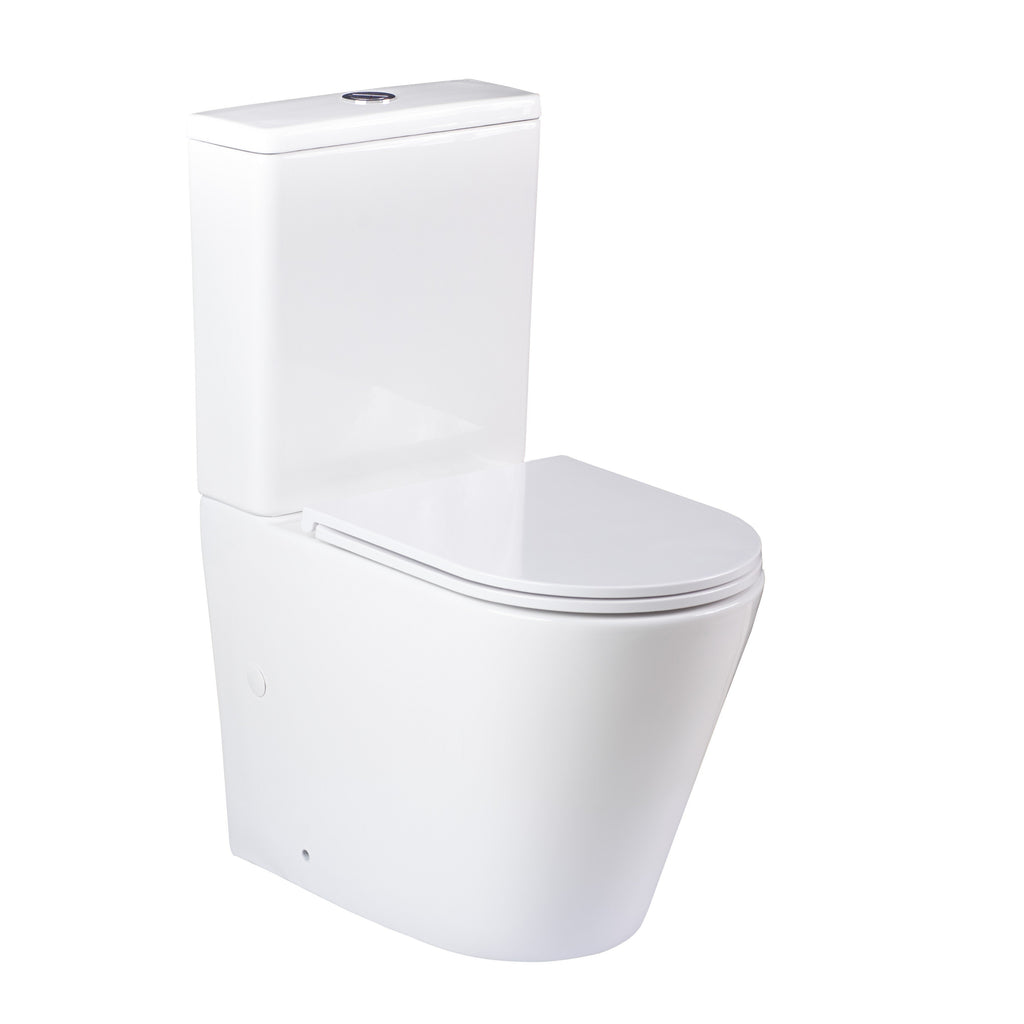 BATHME B009382 ELEGANCE Inodoro Rimless Completo Blanco